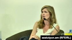 Бывший посол США в ООН Саманта Пауэр, Ереван, 8 июня 2018 г․ 
