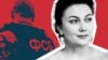 Российский министр культуры Крыма Арина (Вера) Новосельская и сотрудник ФСБ России. Коллаж