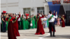 Illýustrasiýa suraty. Soňky jaň uçurym dabarasyndan bir pursat. Arhiwden alyndy. Türkmenistan.