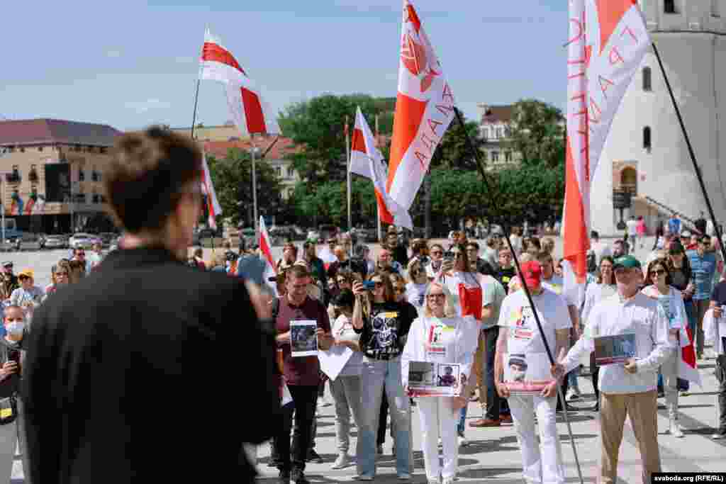 Прамова прадстаўніцы ў сацыяльных пытаньнях Аб’яднанага пераходнага кабінэту Вольгі Гарбуновай.