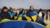 Українці у День соборності України в Чехії. Прага, 21 січня 2023 року
