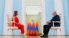 Корреспондент Euronews Анелиз Боржес и премьер-министр Армении Никол Пашинян
