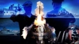 Колаж із використанням зображень ракетоносіїв ЧФ РФ та командування Чорноморського флоту
