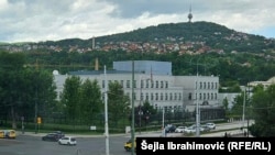 Zgrada američke ambasade u Sarajevu. Juni, 2024.