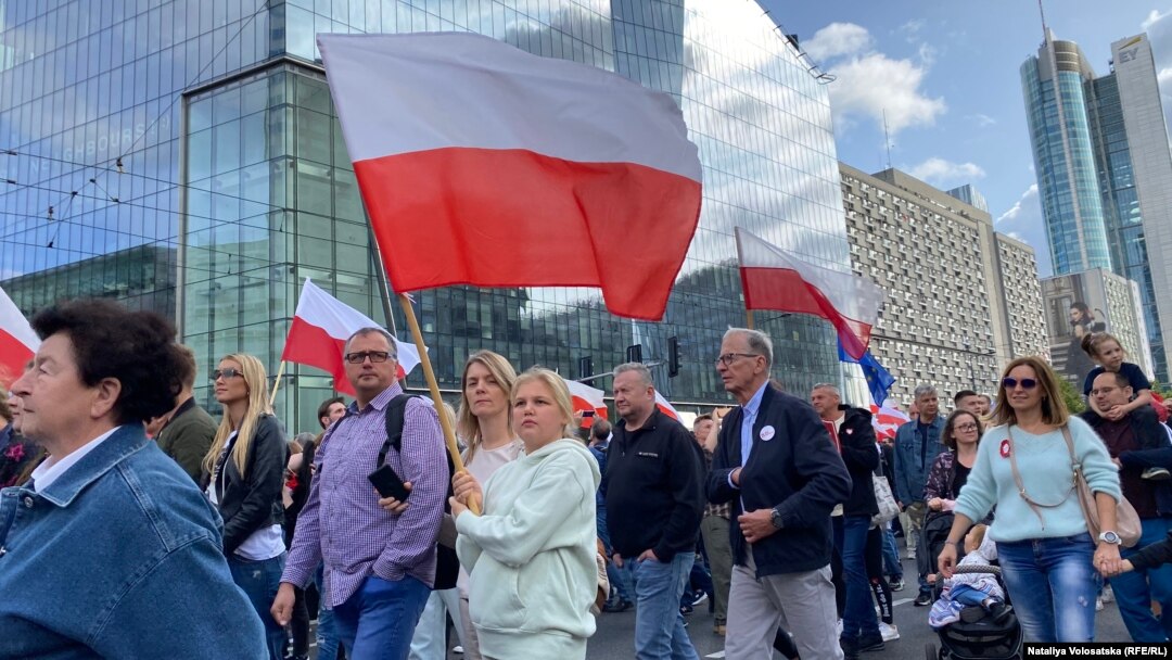 «Марш мільйонів сердець» у Варшаві, Польща, 1 жовтня 2023 року