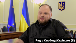 Руслан Стефанчук під час розмови з Радіо Свобода
