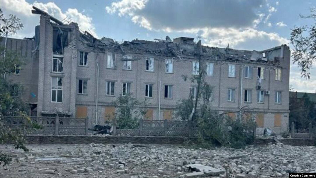 Берислав після російського обстрілу, фото ілюстративне 
