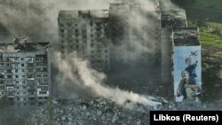 Місто Бахмут на Донеччині – місце найзапекліших боїв Сил оборони України з армією РФ, 26 квітня 2023 року