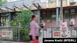 Viši sud u Novom Sadu danima je u blokadi na koju su pozvali studenti nakon odluke da se aktivistima produži pritvor; Zgrada suda, 20. maj