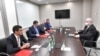 Լեռնային Ղարաբաղի նախագահ Արայիկ Հարությունյանը հանդիպում է ԵԱՀԿ-ի Մինսկի խմբի ռուսաստանցի համանախագահ Իգոր Խովաևի հետ, Երևան, 6-ը սեպտեմբերի, 2021թ.