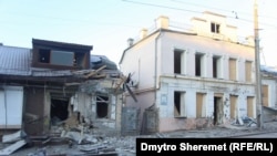 Херсон після чергового російського обстрілу, грудень 2022 року