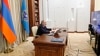 Премьер-министр Армении Никол Пашинян принимает участие во внеочередном заседании Совета коллективной безопасности ОДКБ, 28 октября 2022 г.