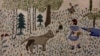 Lagerde doglan öz gyzy Maşa üçin, Efrosinýa Şaşgaldowa-Giwergizowanyň el işinden bölek