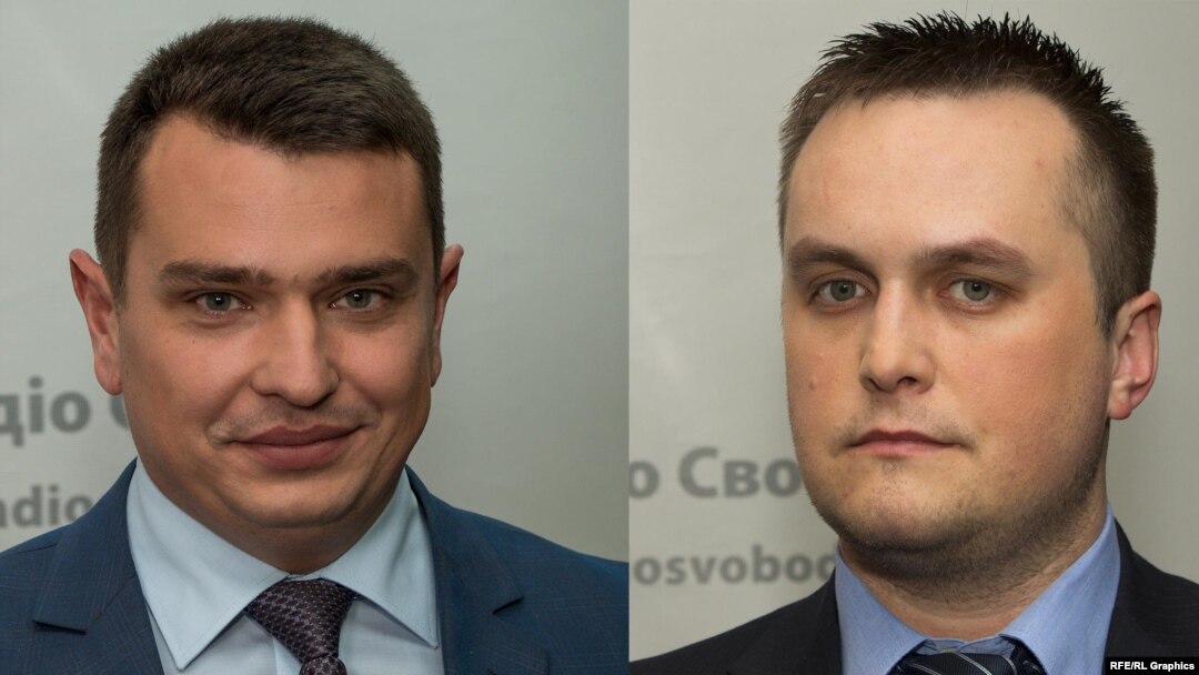 Директор Національного антикорупційного бюро України Артем Ситник (ліворуч) та голова Спецпрокуратури Назар Холодницький
