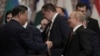 Глава Китая Си Цзиньпин (слева) и президент России Владимир Путин на саммите ШОС в Астане, 4 июля 2024 г.