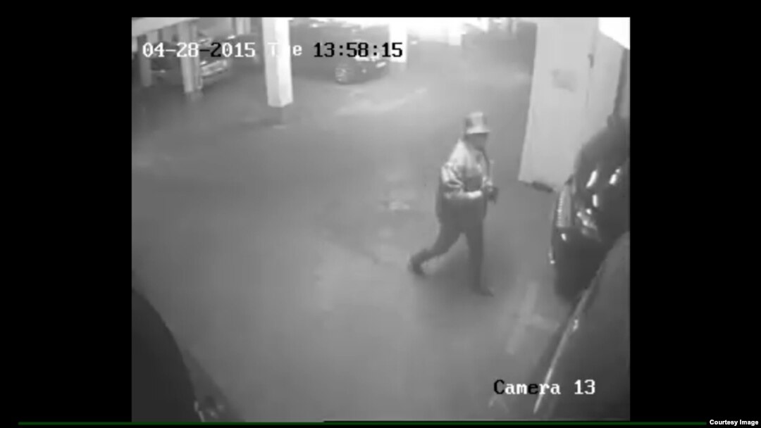 Според Белингкат на кадрите от паркинга на ЕМКО е същият човек, който е водил групата, която се опита да отрови руския двоен агент Сергей Скрипал в Солсбъри през 2018 г.