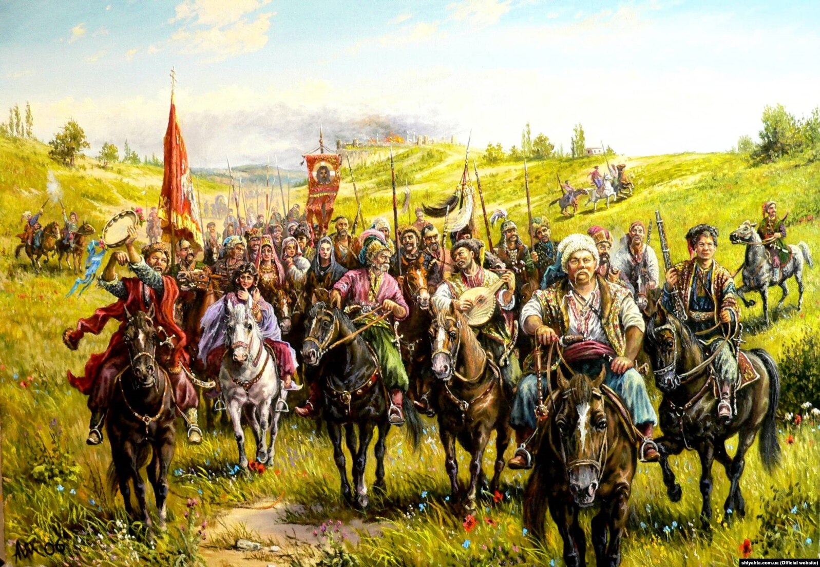 Кубанський художник Андрій Лях. «Козача вольниця»