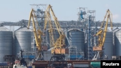 Зерновий термінал в Одеському морському порту після відновлення експорту зерна, серпень 2023 року 