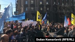 Jedan od mnogih štrajka radnika