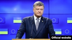 Президент України Петро Порошенко у Брюсселі, 22 червня 2017 року
