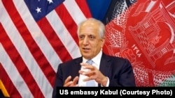 د افغانستان د سولې لپاره د امریکا د بهرنیو چارو وزارت ځانګړی استازی زلمی خلیلزاد.