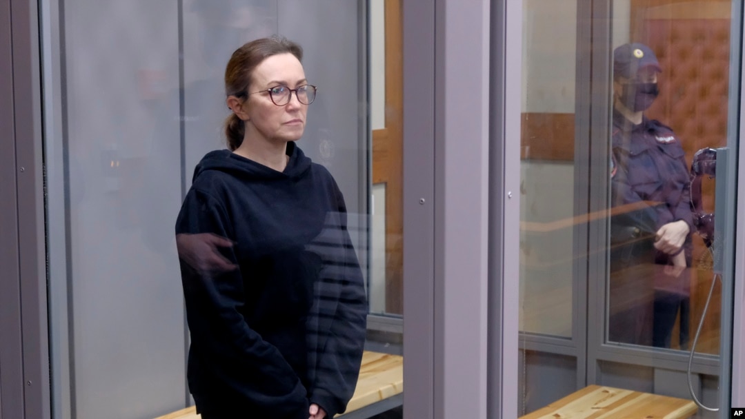 Alsu Kurmaševa u sudnici u Kazanju, 1. februara 2024.