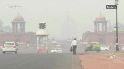 Visok stupanj onečišćenja zraka u Delhiju