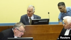 Ратко Младич на процесі над ним 16 травня 2012 року