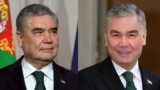 combo photo of gurbanguly berdimuhamedov, the head of the national council