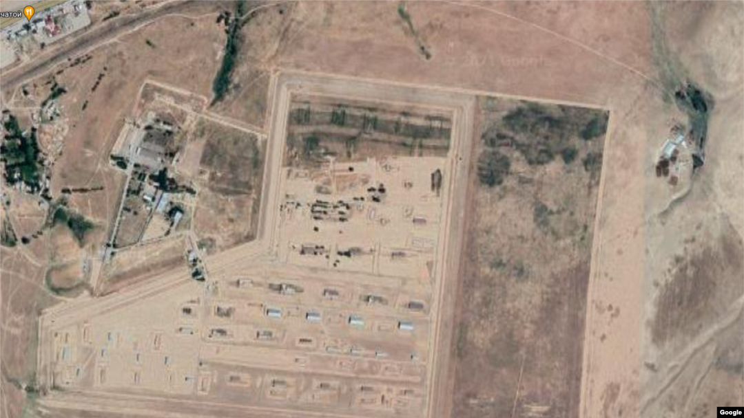 Склад боеприпасов на карте Google