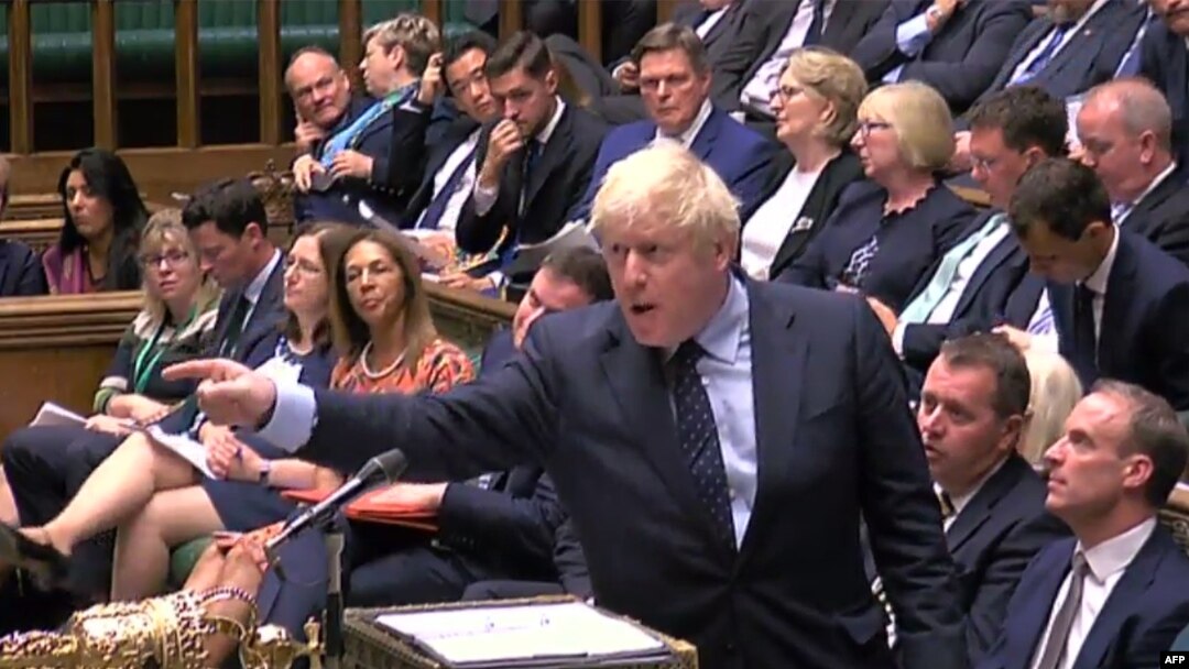 Boris Johnson u Parlamentu Velike Britanije