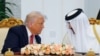 Давҳа, Қатар, 14 май. Мулоқоти президенти ИМА Доналд Трамп ва амири Қатар Тамим бин Ҳамад Аттанӣ 