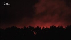 Нічні вибухи в Ічні: пожежу продовжують ліквідовувати – відео
