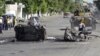 Фото сделано после беспорядков в Джалал-Абаде. 14 июня 2010 года. 