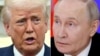 Президенты США и РФ Дональд Трамп и Владимир Путин (комбинированное фото)