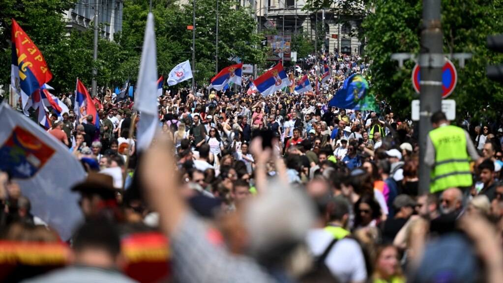 'Za pravdu i dostojanstven rad': Studenti u blokadi i sindikati zajedno na prvomajskom protestu