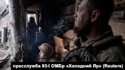 Воины 93-й ОМБр Холодный Яр патрулируют небо от российских дронов под Константиновкой, май 2025 года 