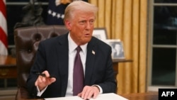 Доналд Трамп. Вашингтон, 20-уми январи 2025
