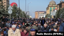 Митинг в Магасе в марте 2019 года
