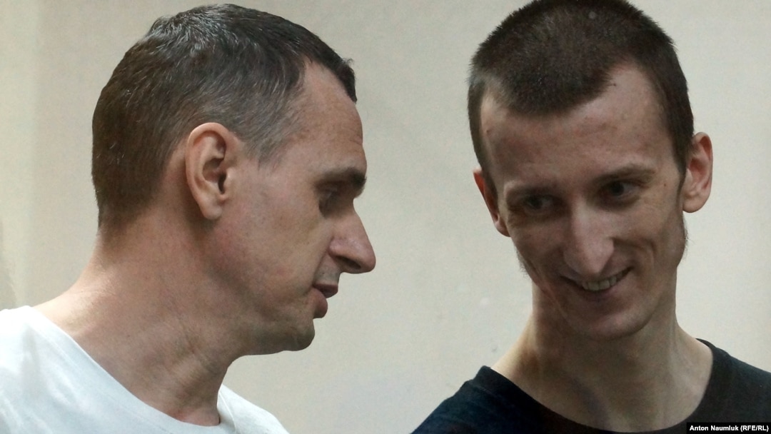 Олег Сенцов і Олександр Кольченко, 25 серпня 2015 року 