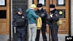 Московские полицейские.