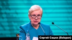 Старшыня ЦВК Лідзія Ярмошына, архіўнае фота