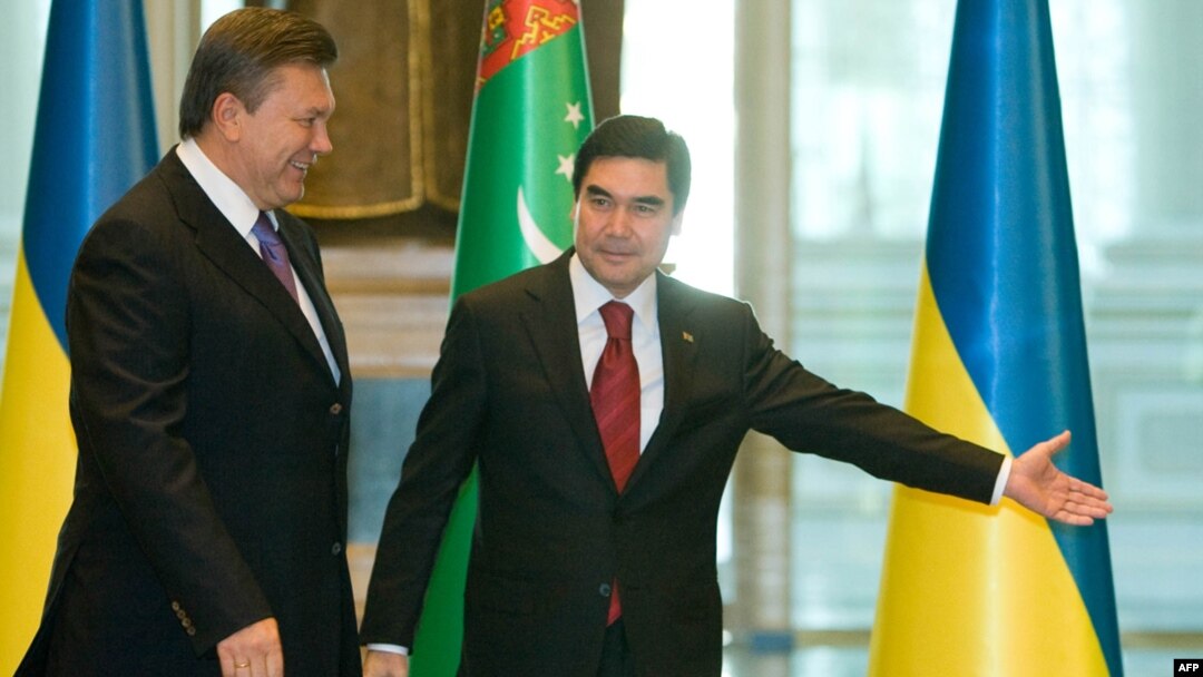 Президенти України та Туркменистану Віктор Янукович та Ґурбанґули Бердимухамедов