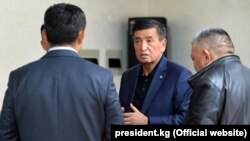 Сооронбой Ҷеенбеков рӯзи 9 октябр дар Бишкек.