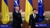 Президент України Володимир Зеленський і генеральний секретар НАТО Єнс Столтенберґ на пресконференції в Києві, 31 жовтня 2019 року