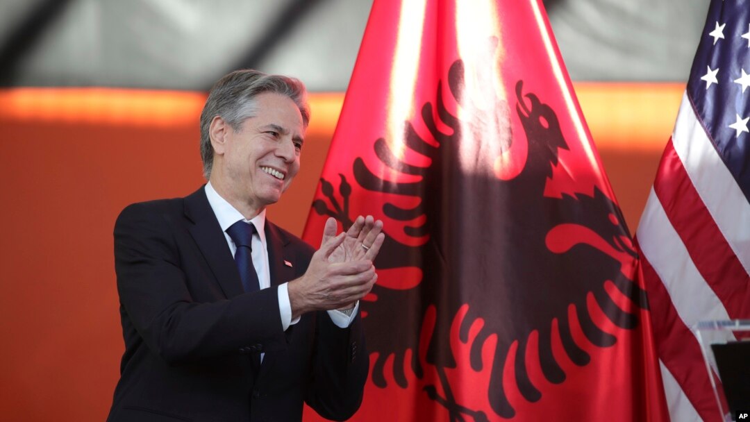 Entoni Blinken u Tirani, Albanija, 15. februara 2024.