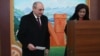 Nagorno-Karabakh - Bako Sahakian, the Karabakh president, at a polling station in Stepanakert, 20Feb2017.