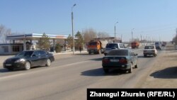 Ақтөбе көшелерінің бірі.