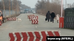КПВВ «Каланчак» на админгранице в направлении Крыма, архивное фото
