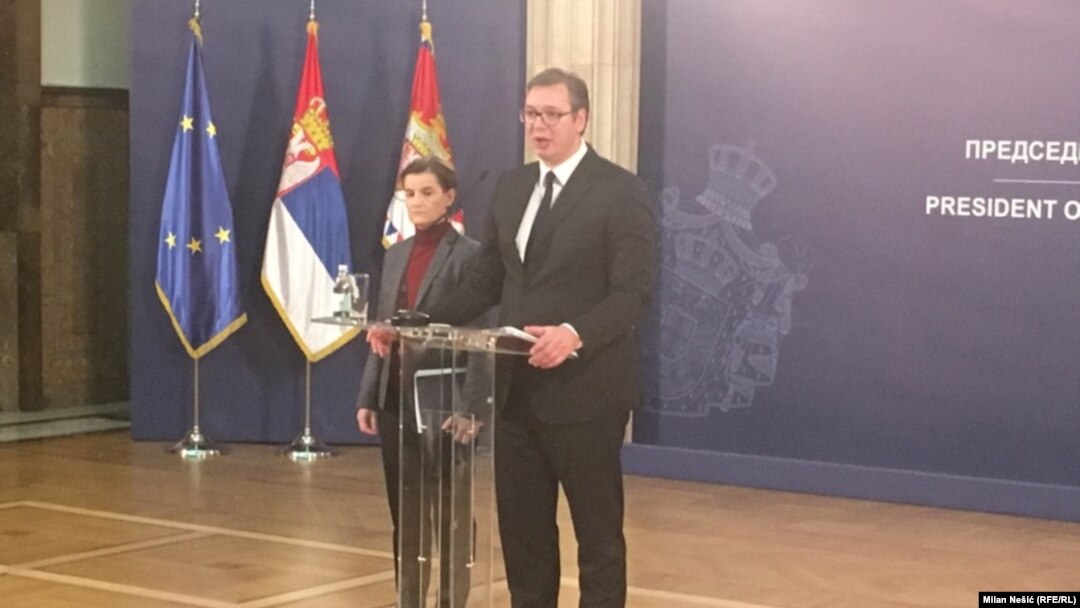 Predsednik i premijerka Srbije, Aleksandar Vučić i Ana Brnabić